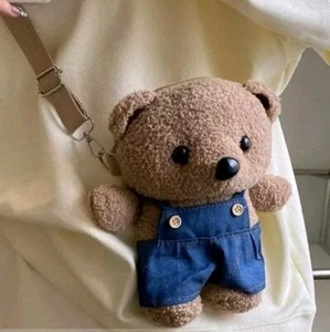 cartoon bear crossbody bag - Picture 1 of 5