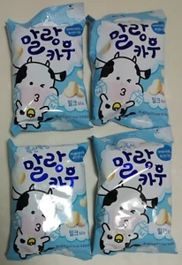 Dulces Coreanos Suaves Malang Vaca Masticar Dulces Leche Fresca 79 g x 4 bolsas Suaves - Imagen 1 de 9