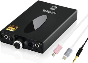 Aimpire Headphone Amplifier AX50 HiFi DAC Portable Amp -Black - Picture 1 of 7