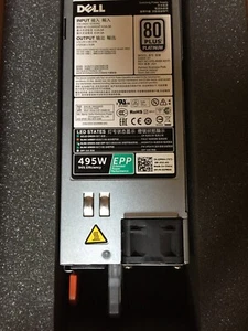 Dell 495W Power Supply 0Y6XYK Model 450 AEBM - Picture 1 of 2