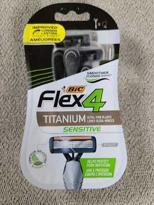 Bic Flex 4 Maquinillas de Afeitar Sensibles Hoja de Contorno Pivote Afeitadoras Desechables Paquete de 3 Foto 1 de 4