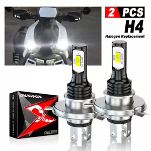 For Can-Am Ryker /Ryker Rally Edition 2X Bright LED Headlight Conversion Kit - Foto 1 di 14