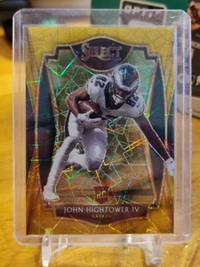 JOHN HIGHTOWER IV 2020 SELECT ROOKIE RC #197 GOLD LONGEVITY LASER PRIZM #08/10!! - Picture 1 of 3