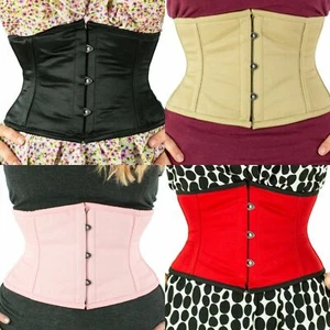 NEU! Verschiedene Größen & Drucke !!! 301 Authentic Underbust Waspie Coset Steel Boned - Bild 1 von 9