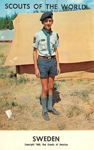 # B4009 PFADFINDER, " PFADFINDER DER WELT " POSTKARTE, SCHWEDEN - Bild 1 von 2