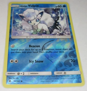 2017  Pokemon Alolan Vulpix  21/145 Guardians Rising - Picture 1 of 2