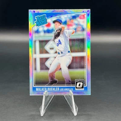 Walker Buehler 2018 Panini Donruss Optic #41 Holo Silver Prizm Rated Rookie RC Foto 1 de 2