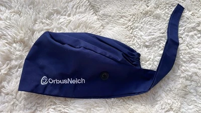 OP-Haube Stoff wiederverwendbar blau dunkelblau neu Arzt Zahnarzt "OrbusNeich" - Bild 1 von 4