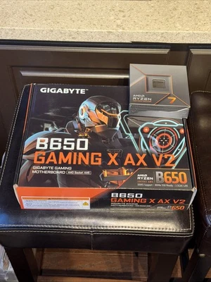 *New Bundle* AMD Ryzen 7 7700X + Gigabyte B650 Gaming X AX v2 - Image 1 of 3