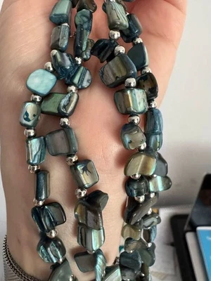 PERLMUTT Kette Halskette  41-51 cm - Bild 1 von 4