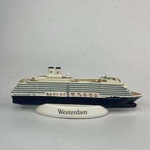 Rare! Holland America Line MS Westerdam 10" Model Cruise Ship Souvenir - Picture 1 of 5