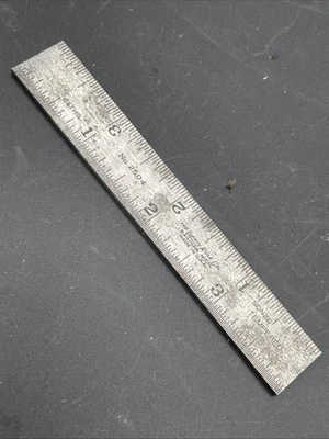 Vintage Lufkin Tempered 4" Rule No. 2504 Made In USA - Image 1 of 4
