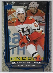 CUTTER GAUTHIER 2025-26 UPPER DECK SERIES 1 BLUE ENCORE - Picture 1 of 2