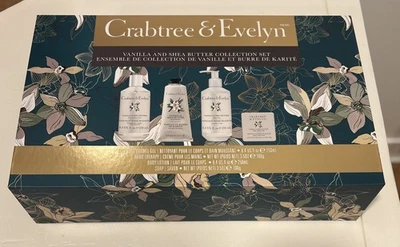 Crabtree & Evelyn Vanilla Shea Butter Set Shower Gel, Hand Therapy, Lotion, Soap - Image 1 of 4
