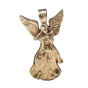 Massiver 14k Gelbgold Engel Anhänger 3,6g - Bild 1 von 6