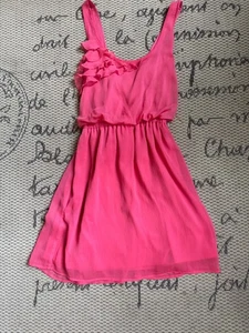 Jrs "Eyeshadow" Coral Sundress EUC - Picture 1 of 2