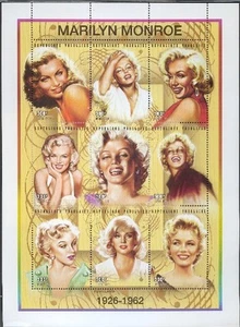 Marilyn Monroe - stamp sheet - Togo - Picture 1 of 1