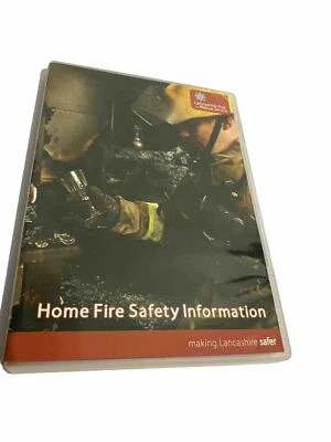 Lancashire Fire & Rescue Service DVD Home Fire Safety Information Ted Robbins - Image 1 of 3