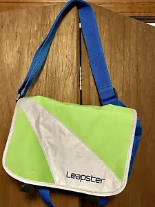 Leapster Storage-Messenger Blue,Greens &Gray Bag WPockets & Handle - Picture 1 of 3