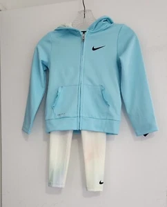 Nike Little Girls Therma Fit Aura Full Zip Hoodie & Legging Set Copa Sz 6 - NWT - Picture 1 of 1
