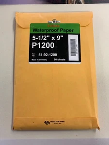Sungold Eclipse Waterproof Paper 5-1/2” X 9” P1200 51-92-1200 50ct - Picture 1 of 2