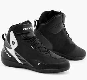 SCARPE STIVALI BOOTS IMPERMEABILI MOTO REV'IT G-FORCE 2 H2O BLACK WHITE TG 43 - Picture 1 of 1