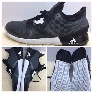 Adidas Adizero Defiant Bounce Sneaker Shoes Black and White Men’s US Size 13.5 - Picture 1 of 12