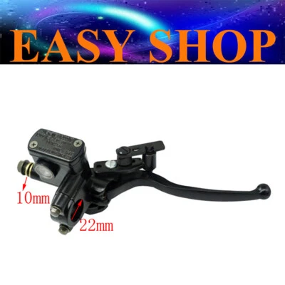 10mm Right Master cylinder Brake lever 90cc 110cc 125cc ATV QUAD DIRT PIT PRO - image 1 of 4