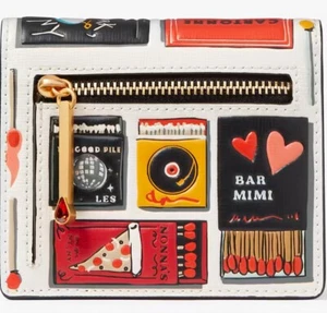 Cartera Kate Spade Morgan Matchbox pequeña plegable nueva - Imagen 1 de 9