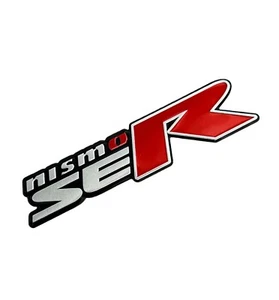 1 Grill Fender Badge Thin Aluminum Emblem For Nissan Sentra SER SE-R Japan JDM - Picture 1 of 2