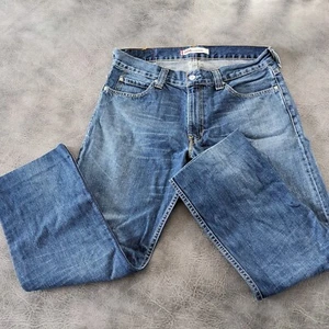 Levi’s 506 Jeans Men W34 L34 Blue Denim 100% Cotton - Picture 1 of 16
