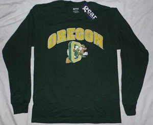 Oregon Ducks Throwback Langarmshirt dunkelgrün neu von Gear For Sports - Bild 1 von 1