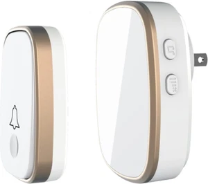 Wireless Doorbell, 1,000Ft Range Loud Enough with 5Volume Levels - Picture 1 of 12