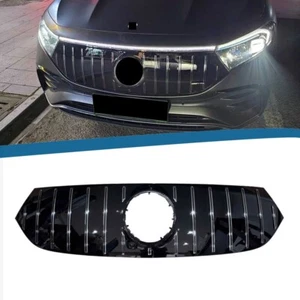 Rejilla GT Look apta para Mercedes Benz EQA 2022-2025 malla cromada negra brillante - Imagen 1 de 2