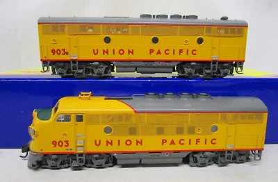 Athearn Genesis HO Scale UP Union Pacific EMD F3 AB Diesel Locomotive Set NOS - Image 1 of 4