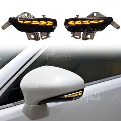 Side Mirrors LED Turn Signals Lights for Lexus IS350 ES350 RC300 LS460 CT200h - Image 1 of 4