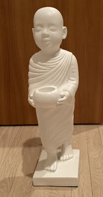 "Estatua de jardín spa 19"" h escultura zen interior/exterior de resina Buda caminando" Foto 1 de 4