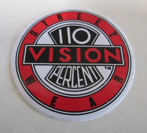 Vision Street Wear - 110 Percent - Sticker - Skateboarding - Vintage - 1980s - Imagen 1 de 5