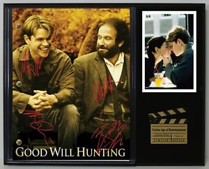 Good Will Hunting Reproduction Signed Movie Script Wood Plaque Display