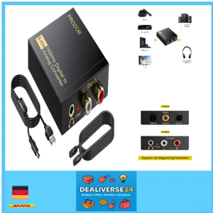 Prozор DA 192kHz Digital-Analog Konverter 5.1CH Optisch/Cinch zu RCA/3.5mm Ad... - Bild 1 von 9