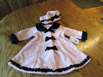 Sophie Rose Baby/Toddler Girl  Fleece Coat & Hat Set Size 12M, NWT $55 - Image 1 of 4