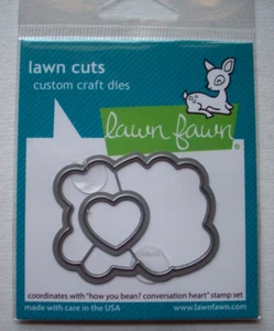 How yu Bean? Conversation Heart Add-on - Lawn Fawn Bastelstanzen - Bild 1 von 2