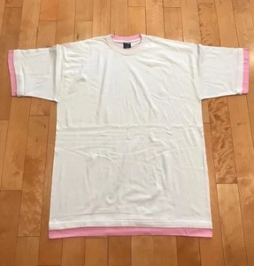 CAMISETA CITY LAB BLANCA ROSA 2 TONOS GRANDE Y ALTA 2X-4XL  - Imagen 1 de 4