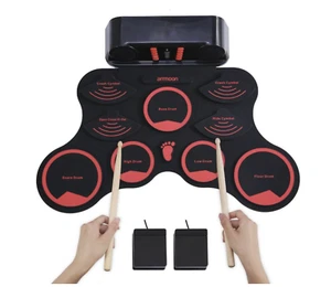 New Electronic Drum Mat,Foldable Electronic Drum Kit Set with Speakers - Picture 1 of 6