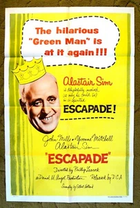 ESCAPADE 1955 comedia con Alastair Sim, John Mills, Yvonne Mitchell - Imagen 1 de 1