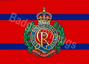 Corps of Royal Engineers metal wall plaque door sign personalised, either crown. - Picture 1 of 2