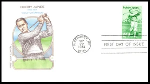 1981 Bobby Jones golf legend Sc 1933 with House of Farnam cachet - Picture 1 of 1