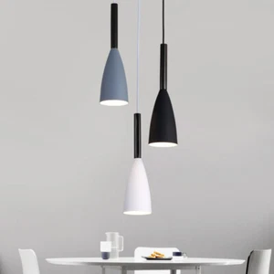 LED E27 1/3-Way Adjustable Ceiling Pendant Light Hanging For Living Room Lamps   - Picture 1 of 20
