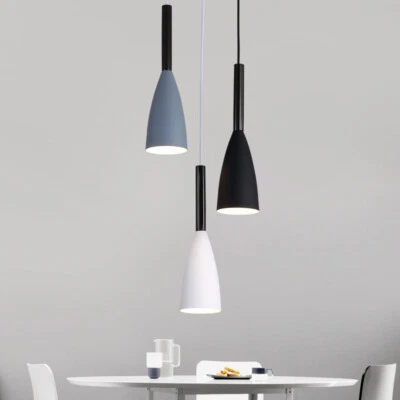 LED E27 1/3-Way Adjustable Ceiling Pendant Light Hanging For Living Room Lamps   - Image 1 of 4