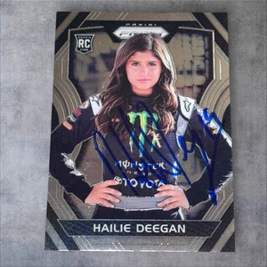 Hailie Deegan MONSTER ENERGY NASCAR autographed card V2 2018 PANINI PRIZM #30 - Picture 1 of 1